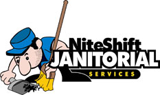 Nite Shift Janitorial Service - Janitor Silhouette